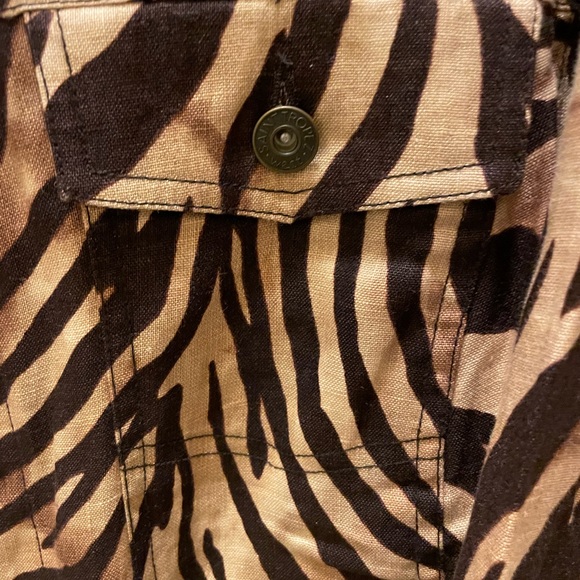 100% Linen Jacket, animal print, very high quality linen - Picture 2 of 8